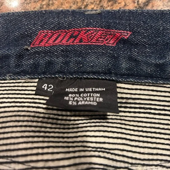 Joe Rocket Men's Accelerator Denim Jeans 42 waist-Designed for Motorcycle Riding - Picture 2 of 16